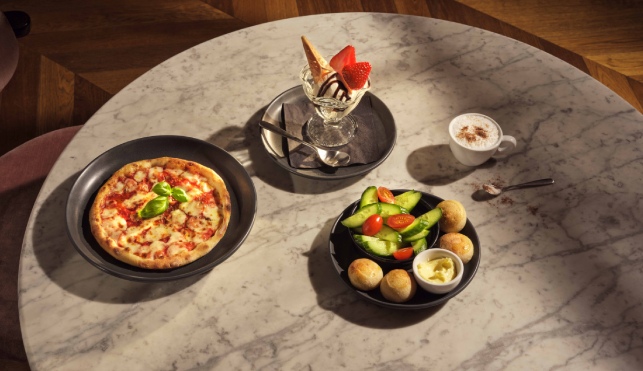 Selection of PizzaExpress menu items